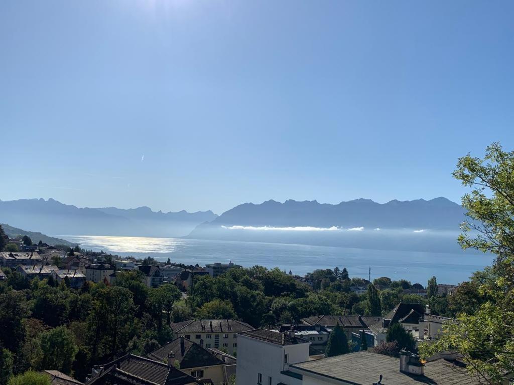 New Luxury Lake View Apartment - Lausanne Exteriör bild